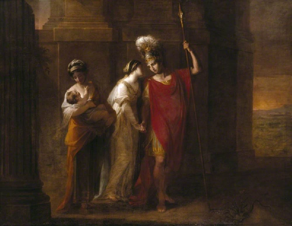 Angelika Kauffmann - Ettore si congeda da Andromaca, National Trust